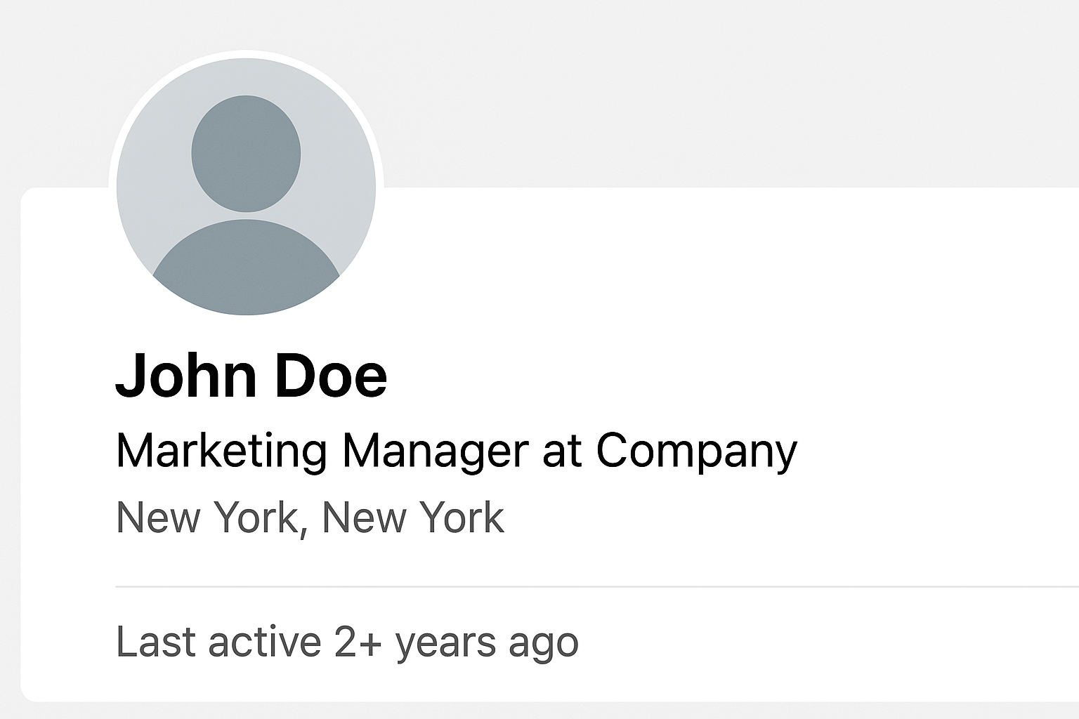 Split screen comparison: Left shows empty Google search results for a person's name, right shows a professional Umbra profile dominating the search results